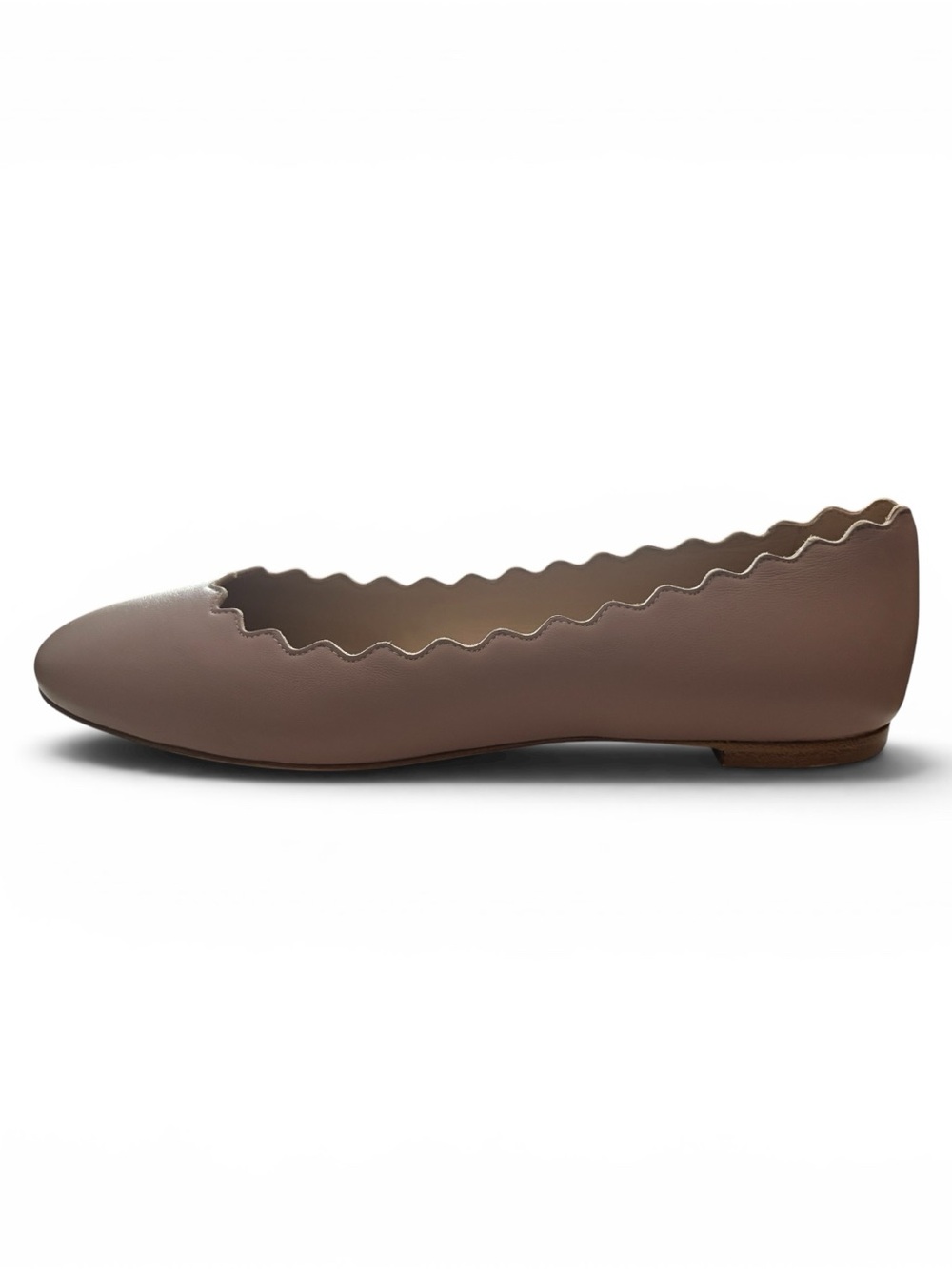 Chloè Lauren Scalloped Women's Ballet Flats size 38 - Picture 5 of 6